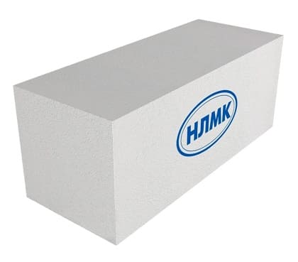 Блок газобетонный стеновой D400 B2 625х375х250 НЛМК