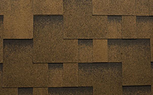 Гибкая черепица рядовая KATEPAL Rocky Медный отлив