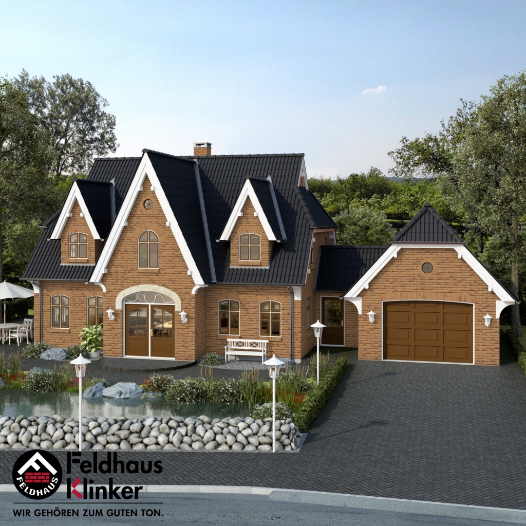 Фасадная плитка ручной формовки Feldhaus Klinker R287 Armari vivo rustico aubergine NF14, 240*14*71 мм